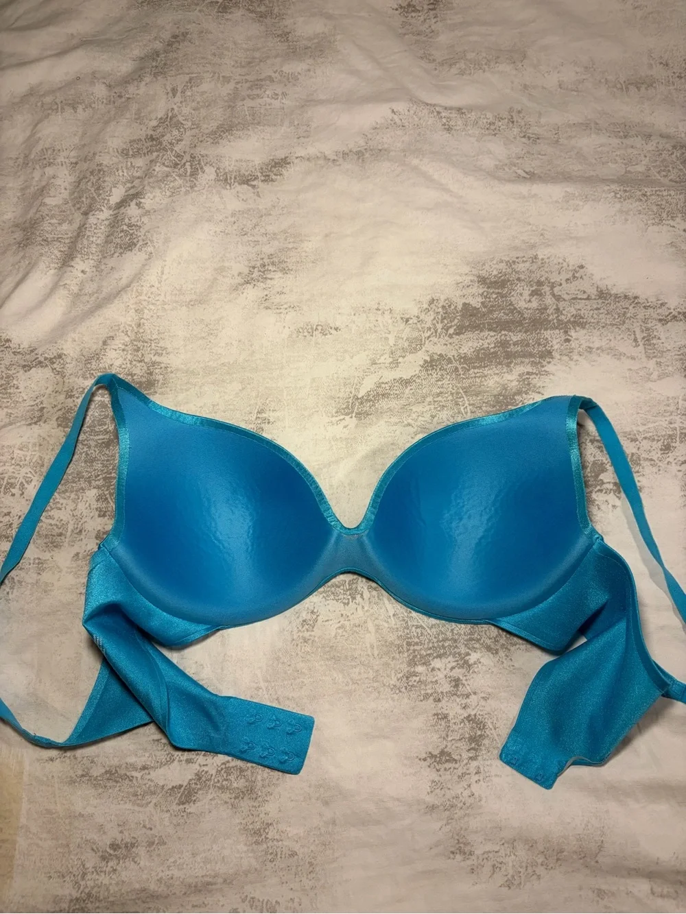 Victoria’s Secret Lined Demi Bra 34D | Turquoise Blue Smooth T-Shirt Bra